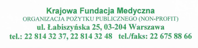 Pieczątka Krajowej Fundacji Medycznej